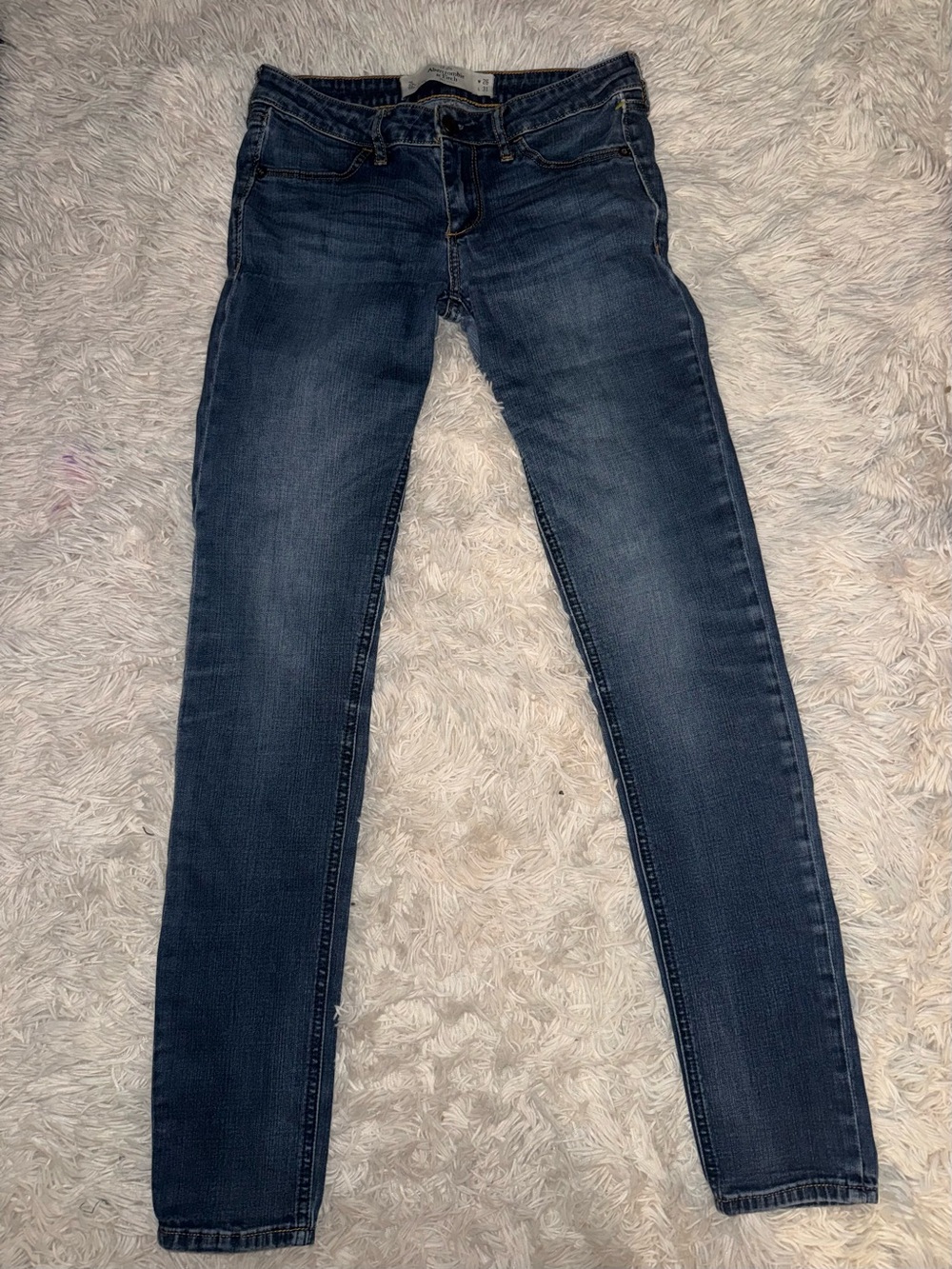 Abercrombie & Fitch Y2K Vintage Low Rise Skinny Jeans